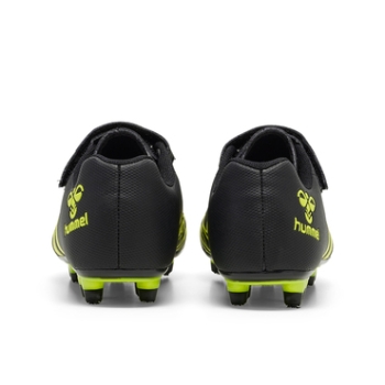 Hummel Top Star FG Black Yellow - Kinder Fußballschuhe Klett
