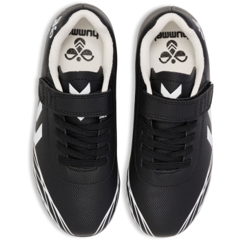 Preview: Hummel Top Star FG Black White - Kinder Fußballschuhe Klett