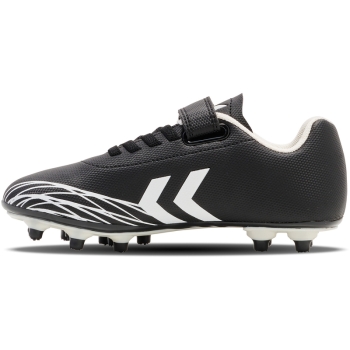 Preview: Hummel Top Star FG Black White - Kinder Fußballschuhe Klett