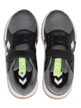 Hummel Omni1 JR - Hallensportschuhe mit Klett - Schwarz