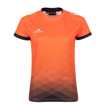 Preview: Damen Stanno Altius Trikot – Orange-Schwarz