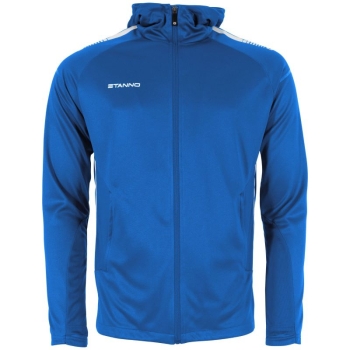Kinder Kapuzenjacke Stanno First Royalblau