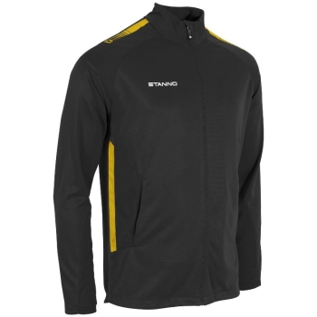 Herren Trainingsjacke Stanno First Schwarz/Gelb