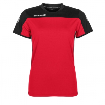 Stanno Pride Damen Trainingsshirt Rot-Schwarz