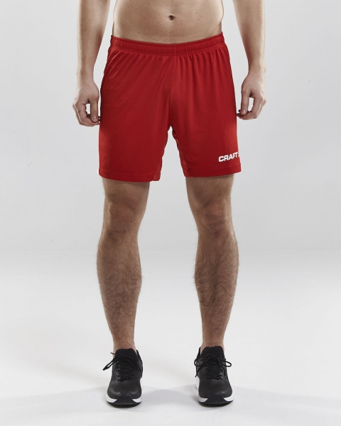 Herren Craft Progress Short Contrast - Rot/Weiß