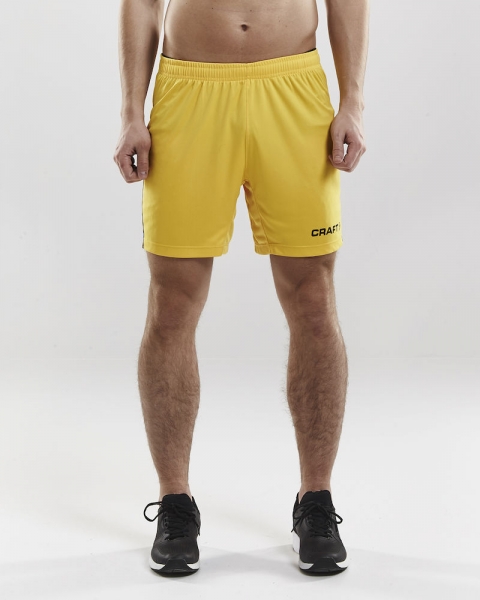 Herren Craft Progress Short Contrast - Gelb/Schwarz