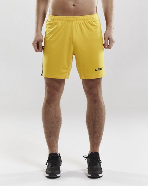 Herren Craft Progress Short Contrast - Gelb/Blau