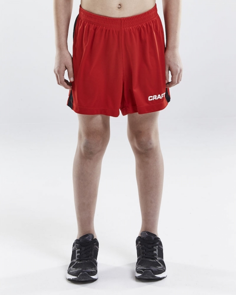 Kinder Craft Progress Short Contrast - Rot/Schwarz