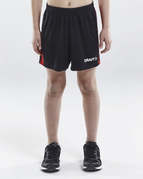 Kinder Craft Progress Short Contrast - Schwarz/Rot