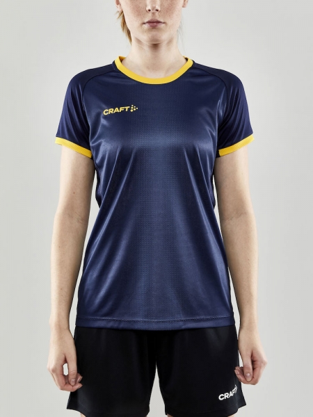 Damen Craft Progress 2.0 Graphic Trikot Marine/Gelb