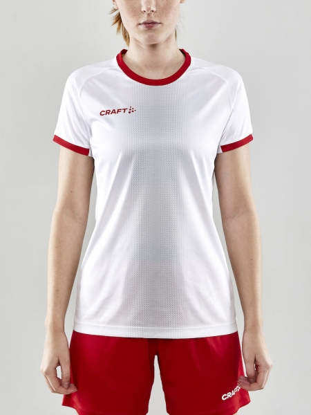 Damen Craft Progress 2.0 Graphic Trikot Weiß/Rot