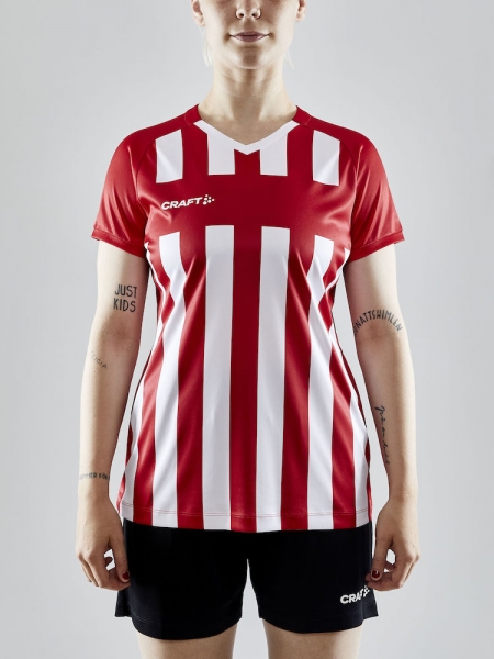 Damen Craft Progress 2.0 Stripe Trikot - Rot/Weiß