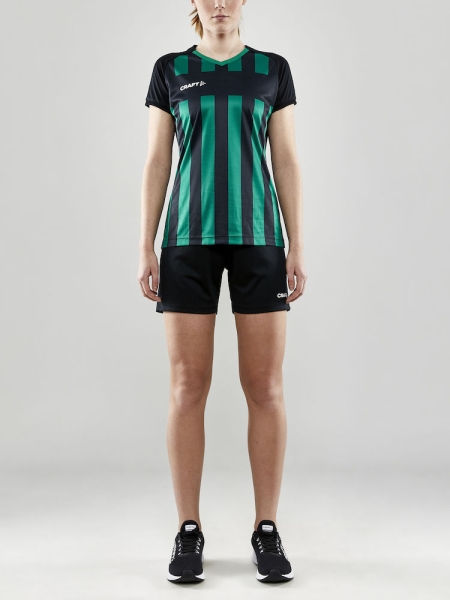 Damen Craft Progress 2.0 Stripe Trikot - Schwarz/Grün