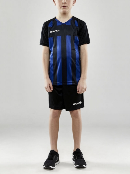 Kinder Craft Progress 2.0 Stripe Trikot - Schwarz/Blau