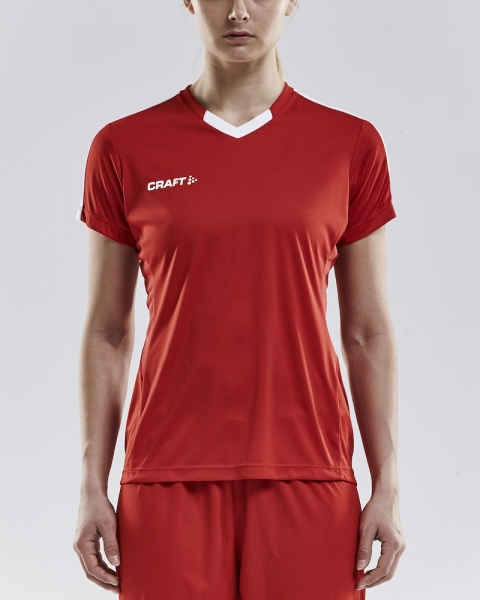 Damen Craft Progress Contrast Trikot - Rot/Weiß