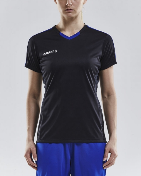 Damen Craft Progress Contrast Trikot - Schwarz/Blau