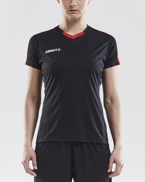 Damen Craft Progress Contrast Trikot - Schwarz/Rot