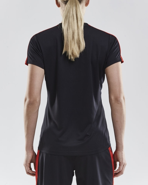 Damen Craft Progress Contrast Trikot - Schwarz/Rot