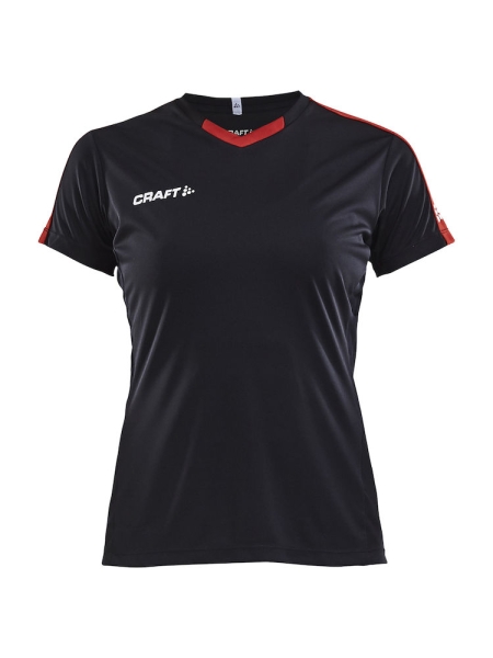 Damen Craft Progress Contrast Trikot - Schwarz/Rot