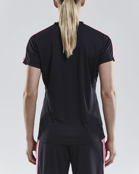 Damen Craft Progress Contrast Trikot - Schwarz/Pink