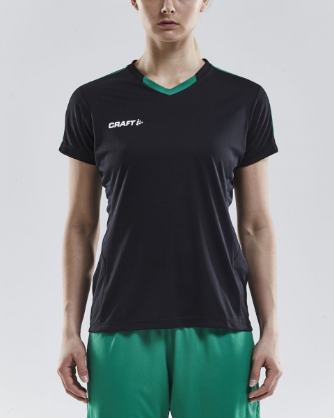 Damen Craft Progress Contrast Trikot - Schwarz/Grün