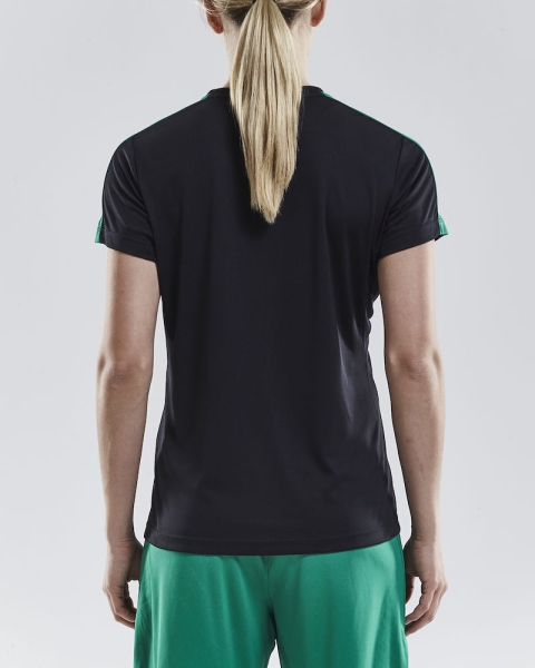 Damen Craft Progress Contrast Trikot - Schwarz/Grün