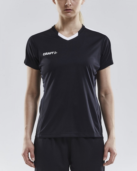 Damen Craft Progress Contrast Trikot - Schwarz/Weiß