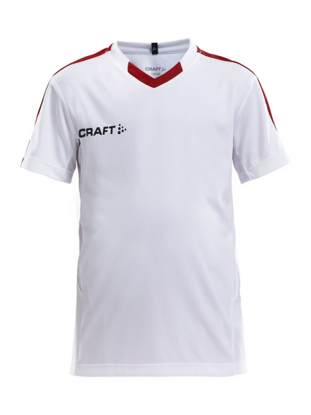 Kinder Craft Progress Contrast Trikot - Weiß/Rot
