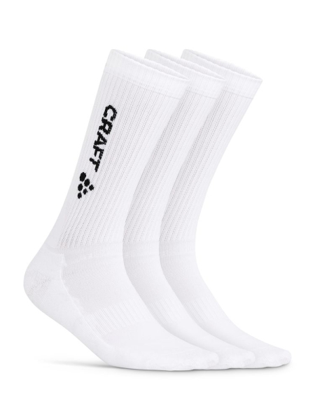 Craft 3er Pack Sportsocken Progress Indoor Sock - White