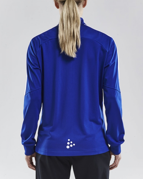 Damen Trainingsjacke Craft Progress Jacket - Blau/Weiß