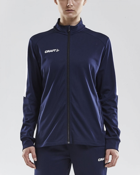 Damen Trainingsjacke Craft Progress Jacket - Navy/Weiß