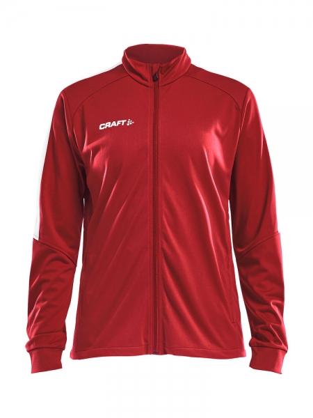Damen Trainingsjacke Craft Progress Jacket - Rot/Weiß