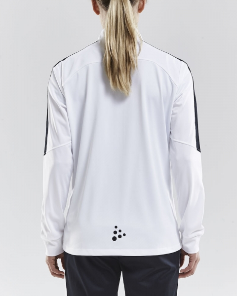 Damen Trainingsjacke Craft Progress Jacket - Weiß/Schwarz