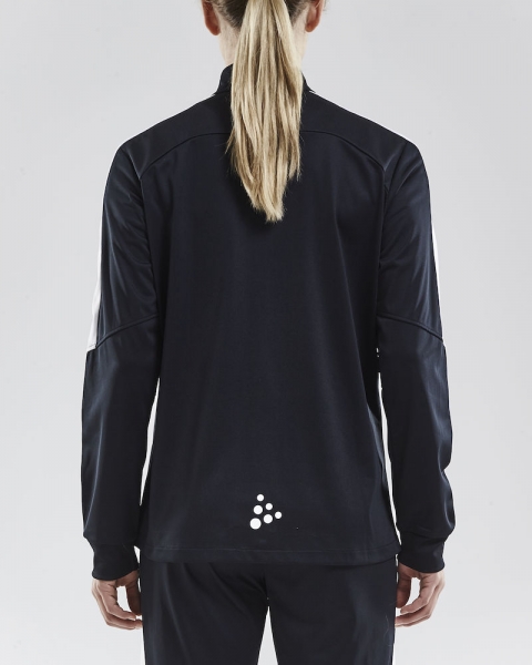 Damen Trainingsjacke Craft Progress Jacket - Schwarz/Weiß