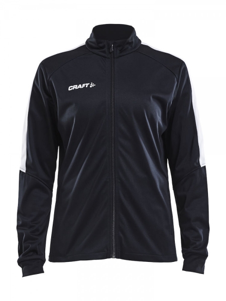 Damen Trainingsjacke Craft Progress Jacket - Schwarz/Weiß