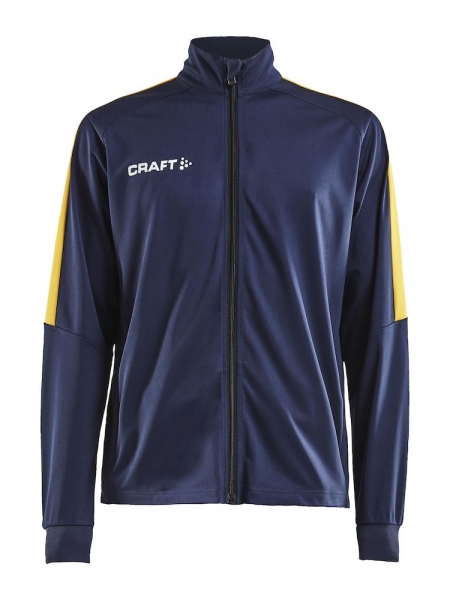 Herren Trainingsjacke Craft Progress Jacket - Navy/Gelb