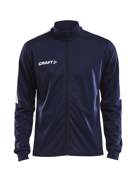 Herren Trainingsjacke Craft Progress Jacket - Navy/Weiß