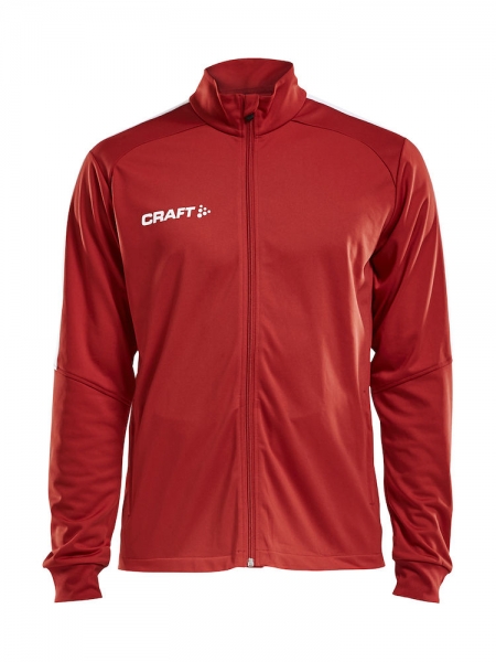 Herren Trainingsjacke Craft Progress Jacket - Rot/Weiß