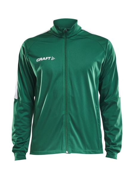Herren Trainingsjacke Craft Progress Jacket - Grün/Weiß