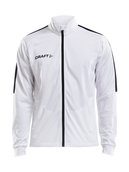 Herren Trainingsjacke Craft Progress Jacket - Weiß/Schwarz
