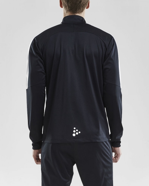 Herren Trainingsjacke Craft Progress Jacket - Schwarz/Weiß