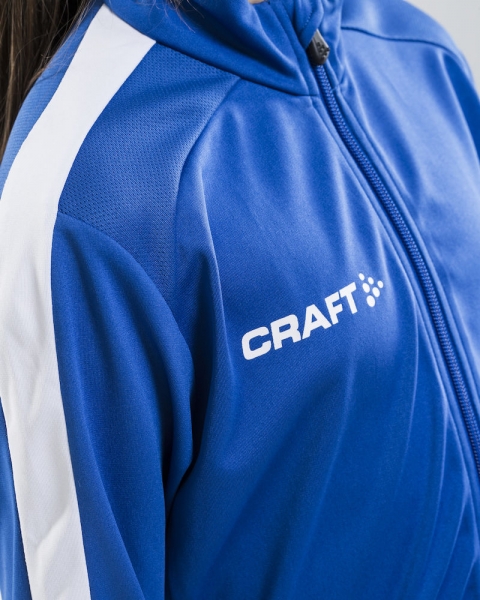 Kinder Trainingsjacke Craft Progress Jacket - Blau/Weiß