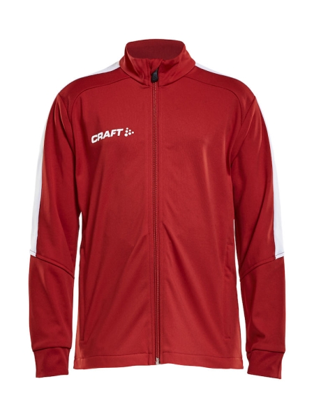 Kinder Trainingsjacke Craft Progress Jacket - Rot/Weiß