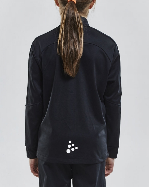 Kinder Trainingsjacke Craft Progress Jacket - Schwarz