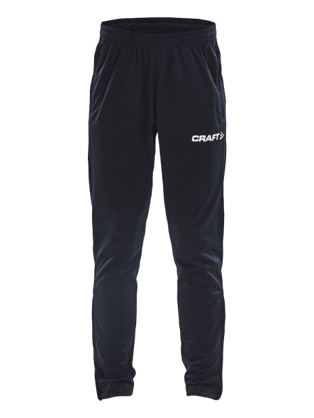 Kinder Trainingshose Craft Progress Pant - Schwarz/Weiß