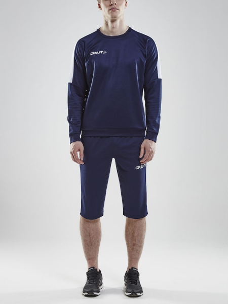 Craft Progress R-Neck Trainingssweatshirt - Navy/Weiß