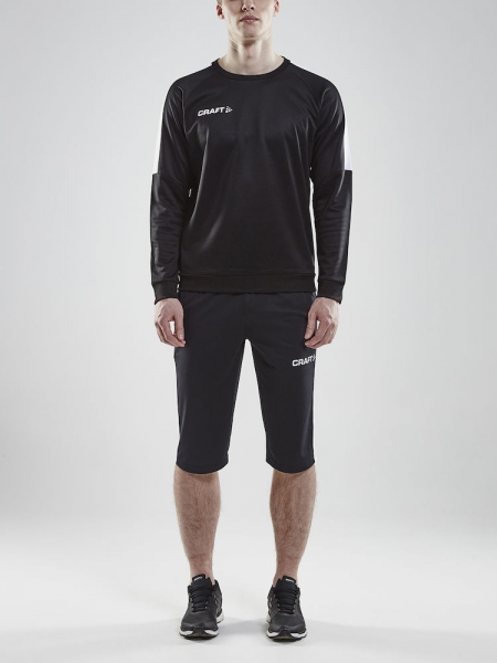 Craft Progress R-Neck Trainingssweatshirt - Schwarz/Weiß