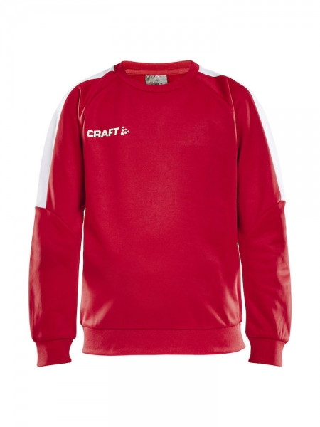 Kinder Trainingssweatshirt Craft Progress R-Neck - Navy/WeißKinder Trainingssweatshirt Craft Progress R-Neck - Rot/Weiß