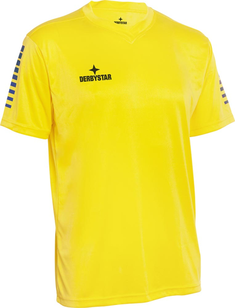Kinder Derbystar Contra Trikot Gelb-Blau