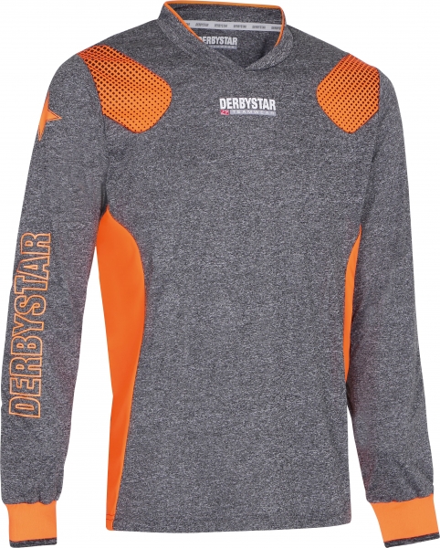 Derbystar Defense Pro Torwarttrikot Grau/Orange